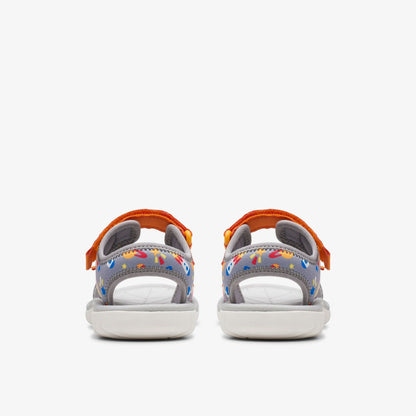 Surfing Tide Kid Grey / Orange | Clarks Sale - Kids