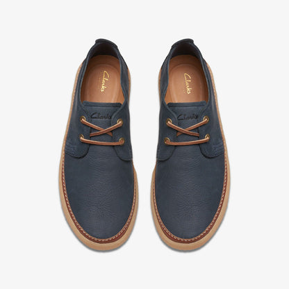 Clarkwood Low Navy Nubuck | Clarks outlet - Men