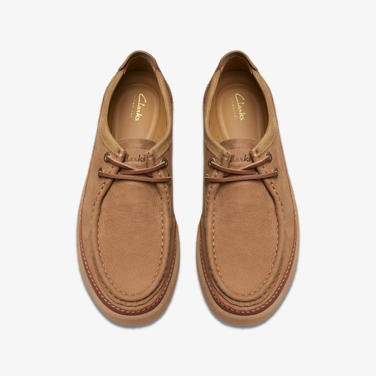 Clarkwood Moc Dark Sand | Clarks online - Men