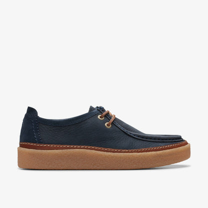Clarkwood Moc Navy Nubuck | Clarks on Sale - Men