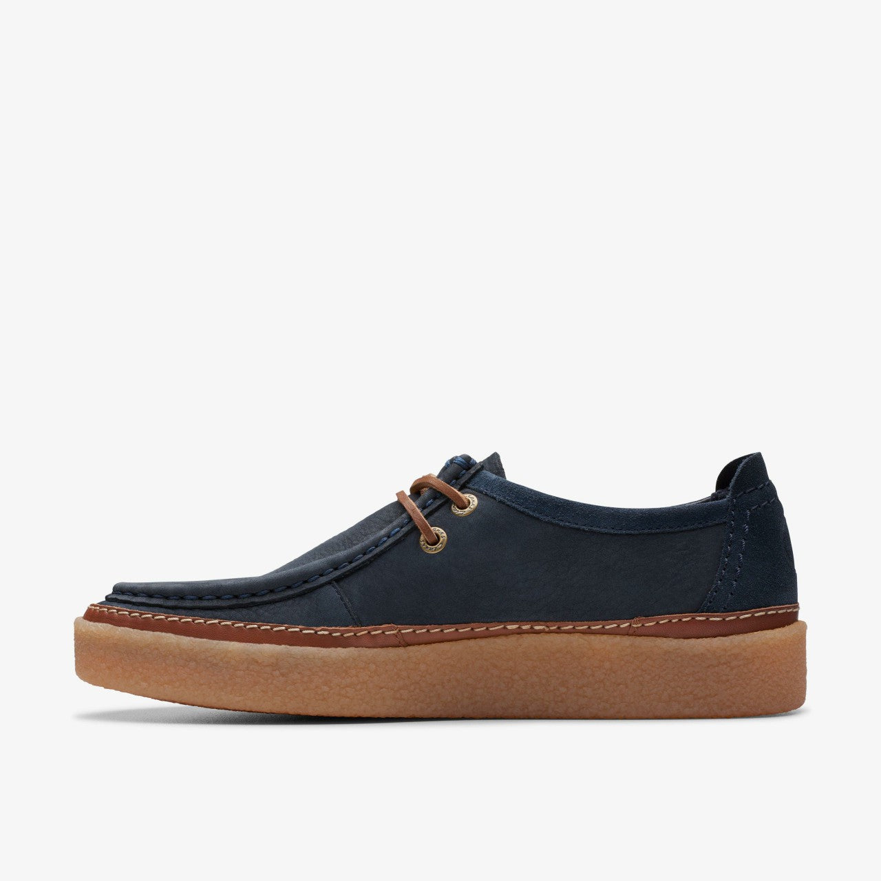 Clarkwood Moc Navy Nubuck | Clarks on Sale - Men