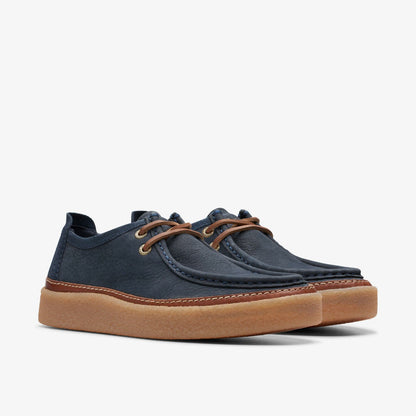 Clarkwood Moc Navy Nubuck | Clarks on Sale - Men