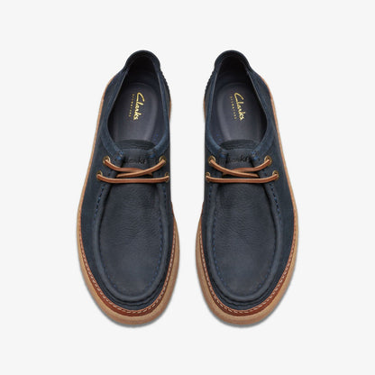 Clarkwood Moc Navy Nubuck | Clarks on Sale - Men