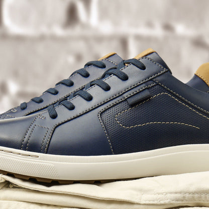 Mapstone Lace Navy Leather | Clarks discount - Men