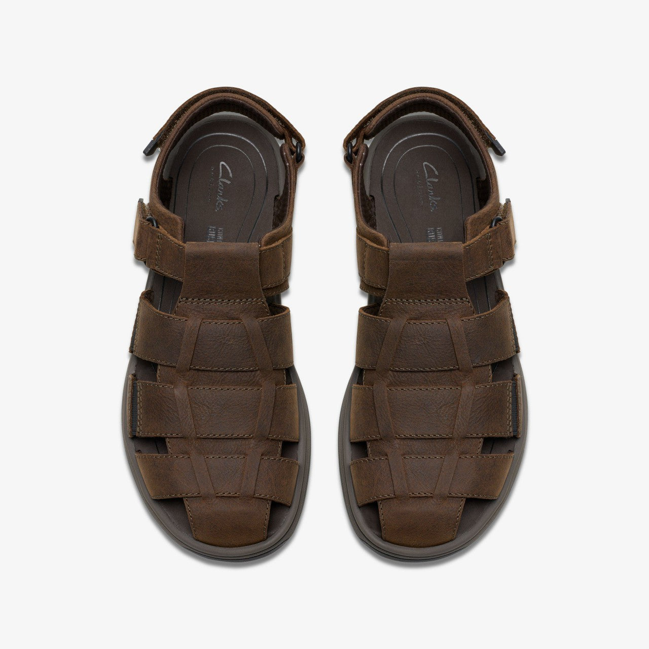 Saltway Cove Dark Brown Leather | Clarks for sale - Men