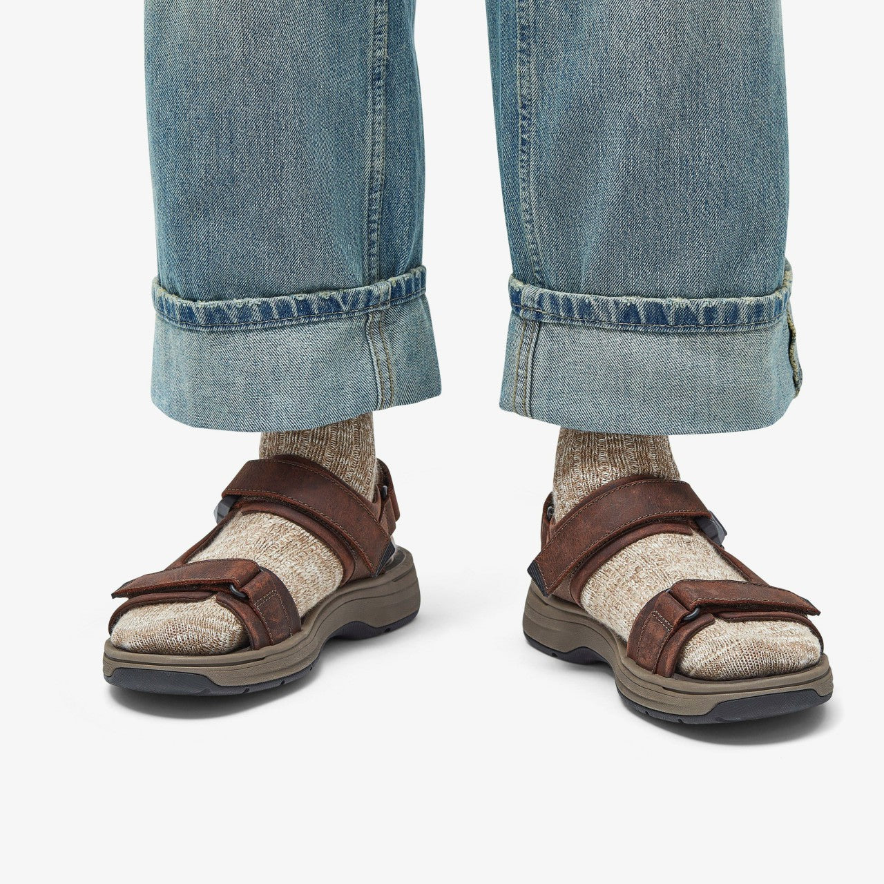 Saltway Trail Dark Brown Leather | Clarks discount - Men