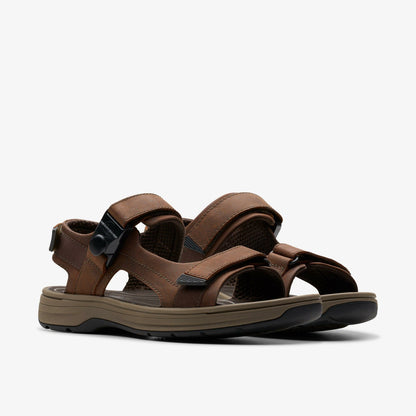 Saltway Trail Dark Brown Leather | Clarks discount - Men