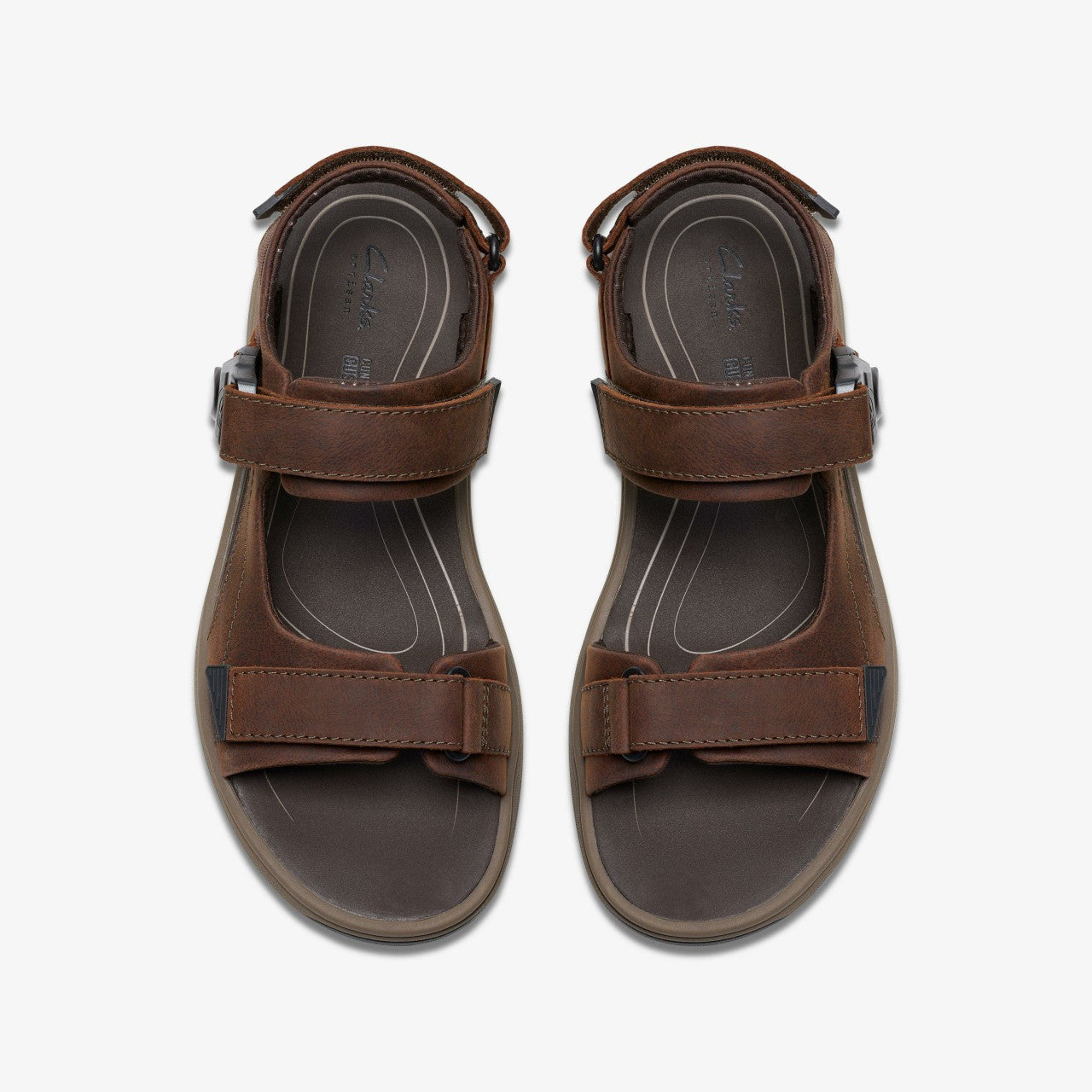 Saltway Trail Dark Brown Leather | Clarks discount - Men