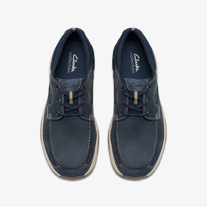Sailview Lace Navy Nubuck | Clarks discount - Men