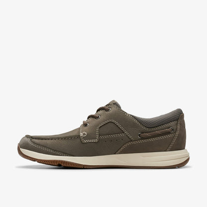 Sailview Lace Taupe Nubuck | Clarks online - Men