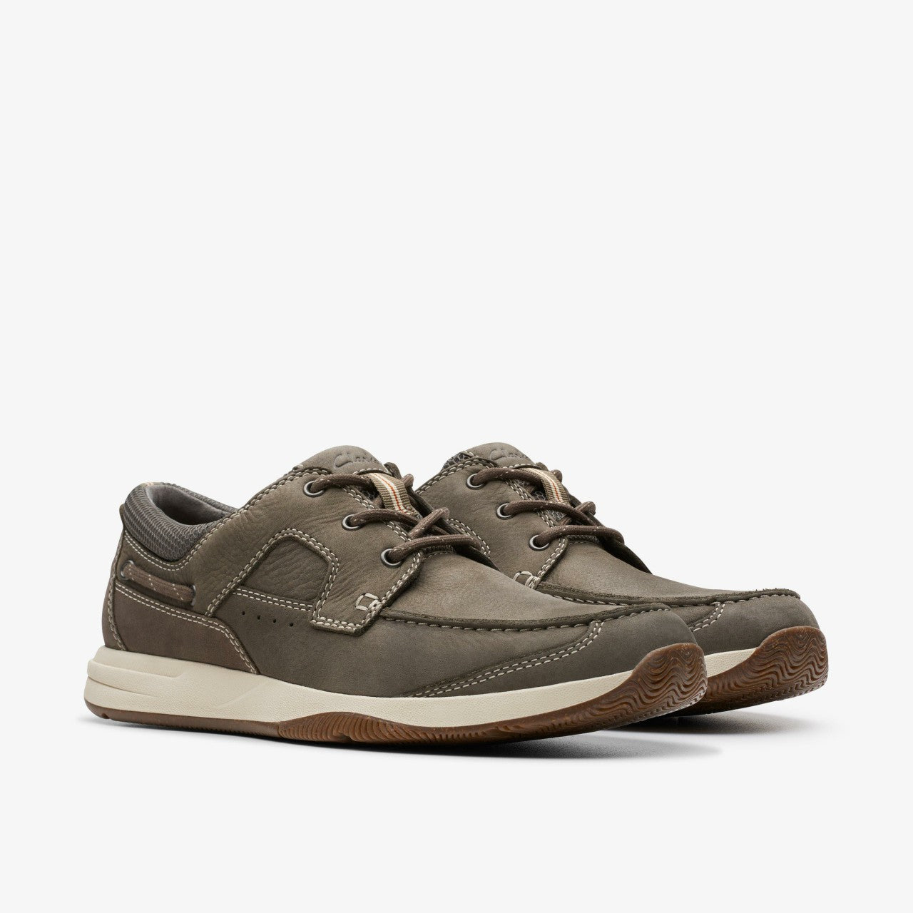 Sailview Lace Taupe Nubuck | Clarks online - Men