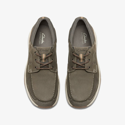Sailview Lace Taupe Nubuck | Clarks online - Men