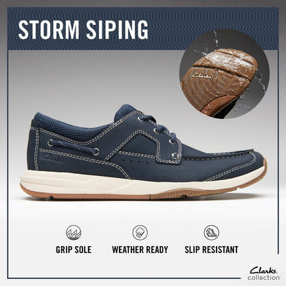 Sailview Lace Taupe Nubuck | Clarks online - Men