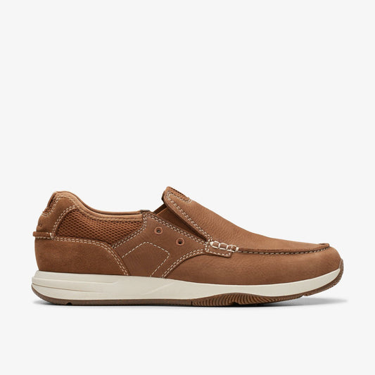 Sailview Step Loafer Light Tan Nubuck | Clarks Sale - Men