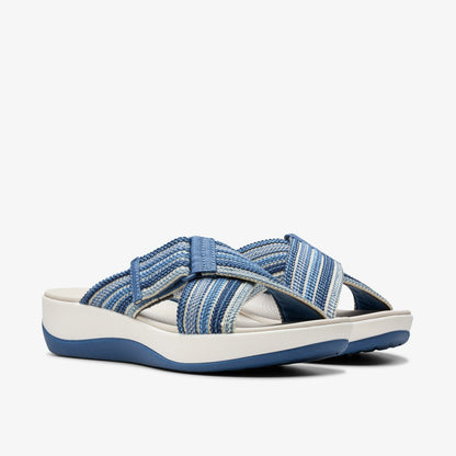 Arla Wave Blue Combination | Clarks for sale - Women