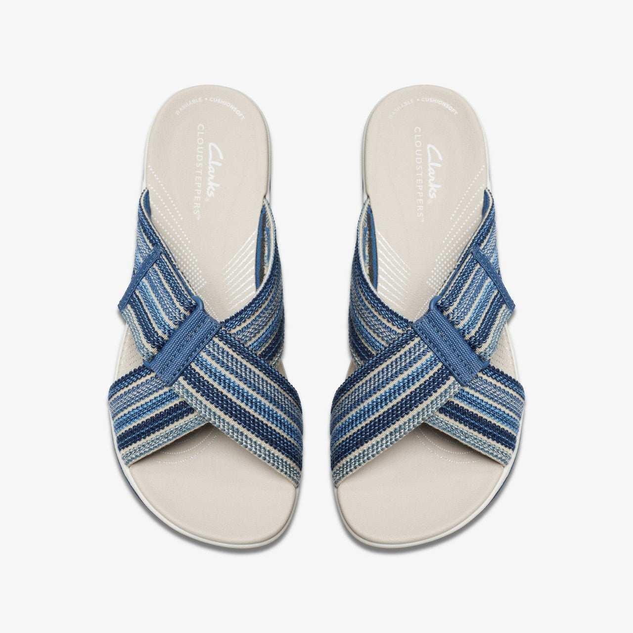 Arla Wave Blue Combination | Clarks for sale - Women