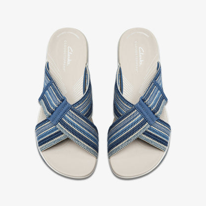 Arla Wave Blue Combination | Clarks for sale - Women