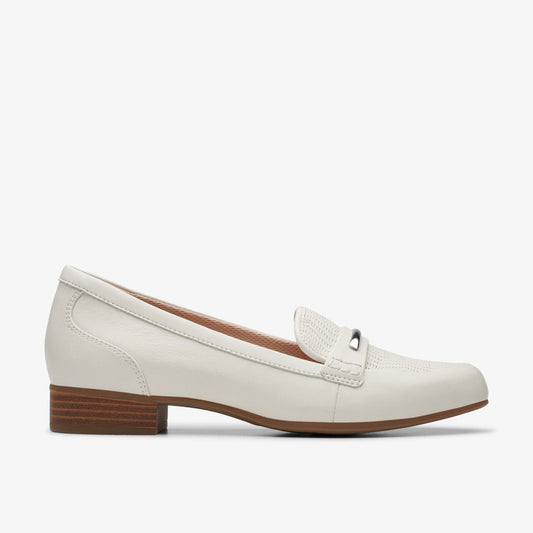 Juliet Aster Off White Leather | Clarks online - Women