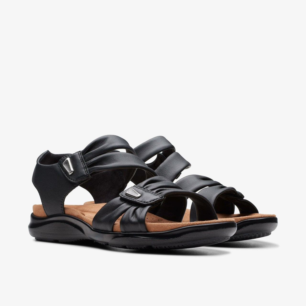 Kitly Ave Black Leather | Clarks discount - Women