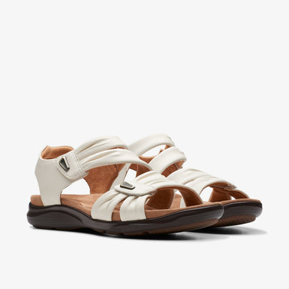 Kitly Ave Off White Leather | Clarks Sale - Women