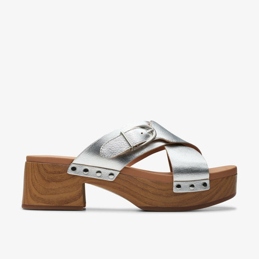 Sivanne Walk Silver Leather | Clarks on Sale - Women