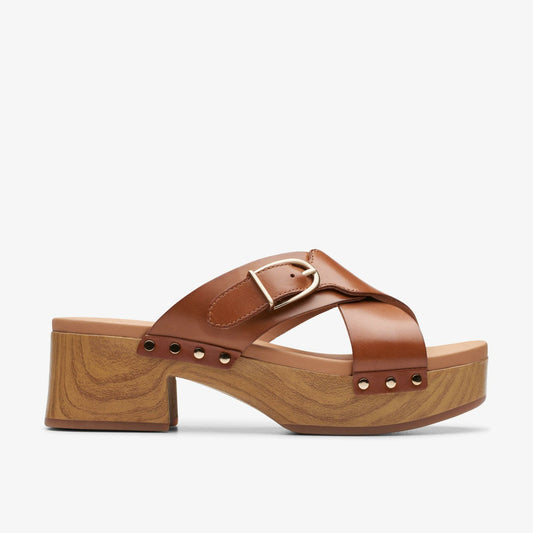 Sivanne Walk Tan Leather | Clarks for sale - Women