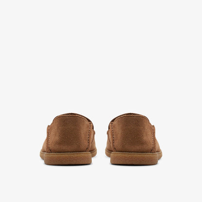 Clark Bay Step Loafer Cola Suede | Clarks on Sale - Men