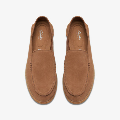 Clark Bay Step Loafer Cola Suede | Clarks on Sale - Men
