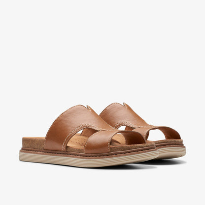 Arwell Walk Tan Leather | Clarks for sale - Women