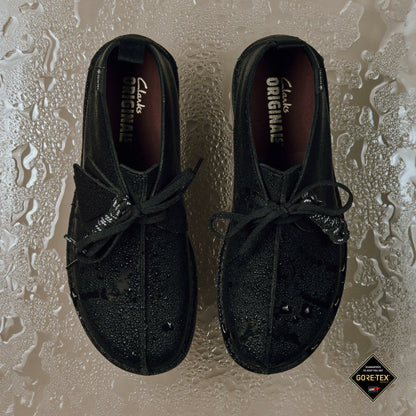 Desert Trek GORE-TEX Black Leather | Clarks online - Men