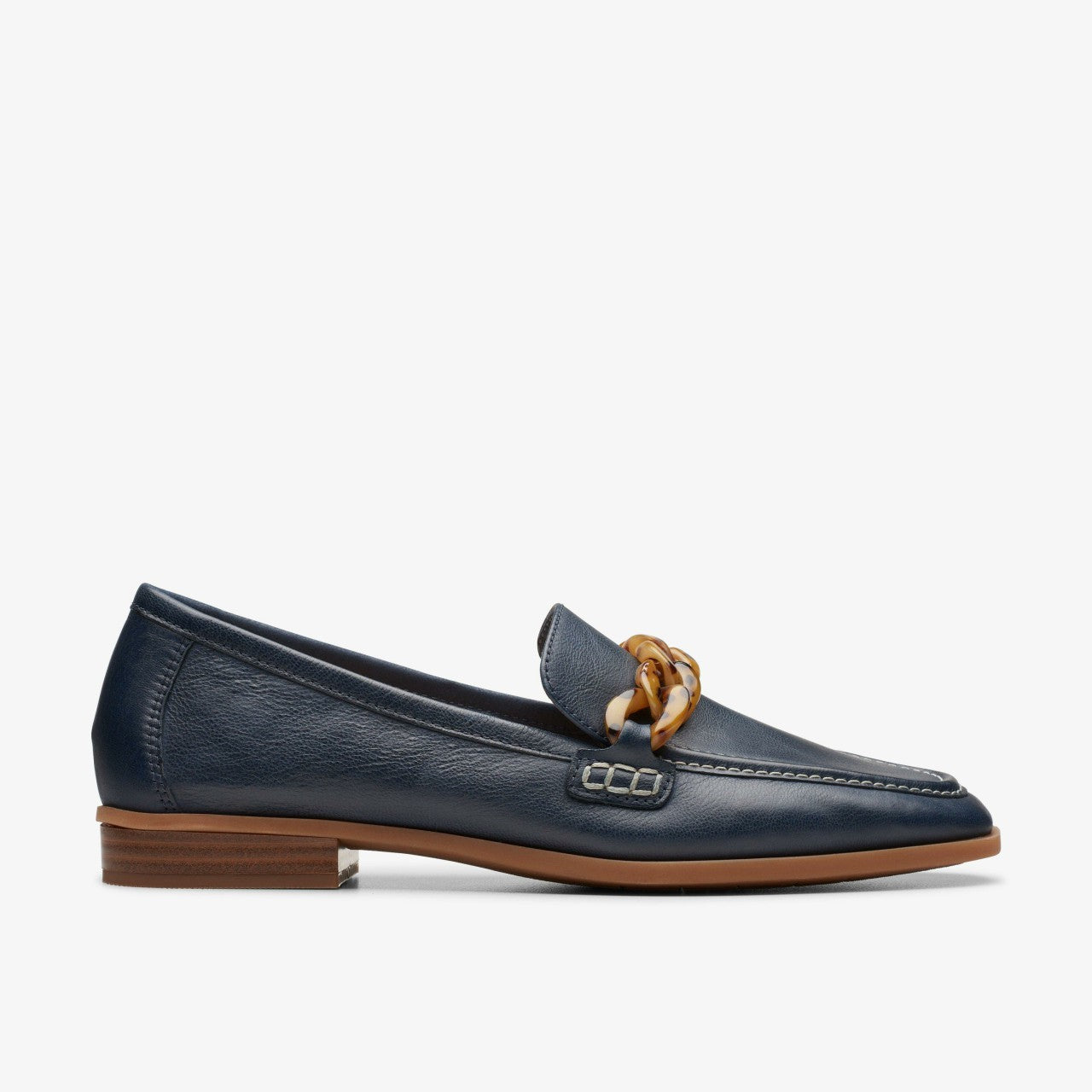 Sarafyna Iris Loafer Navy Leather | Clarks Sale - Women