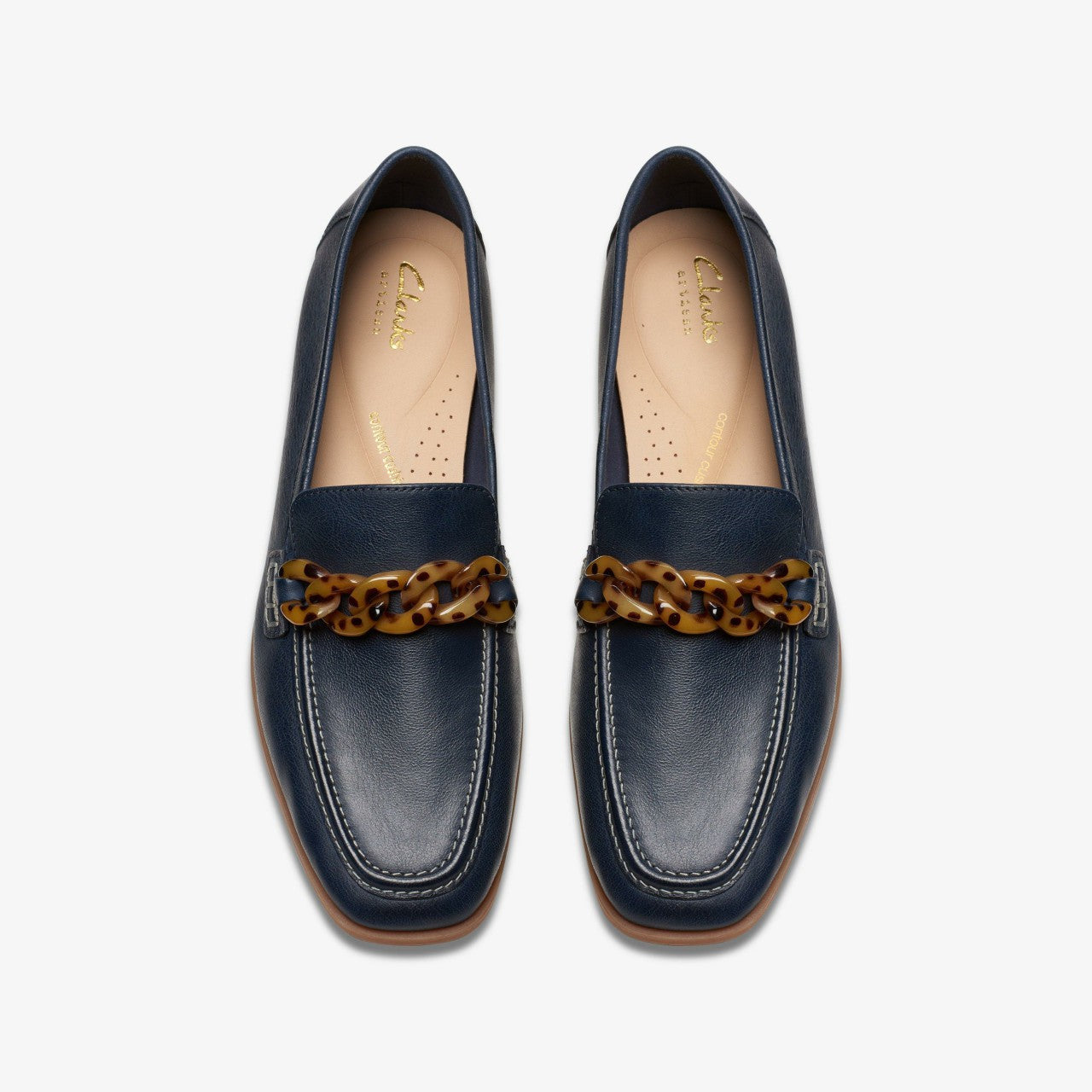 Sarafyna Iris Loafer Navy Leather | Clarks Sale - Women