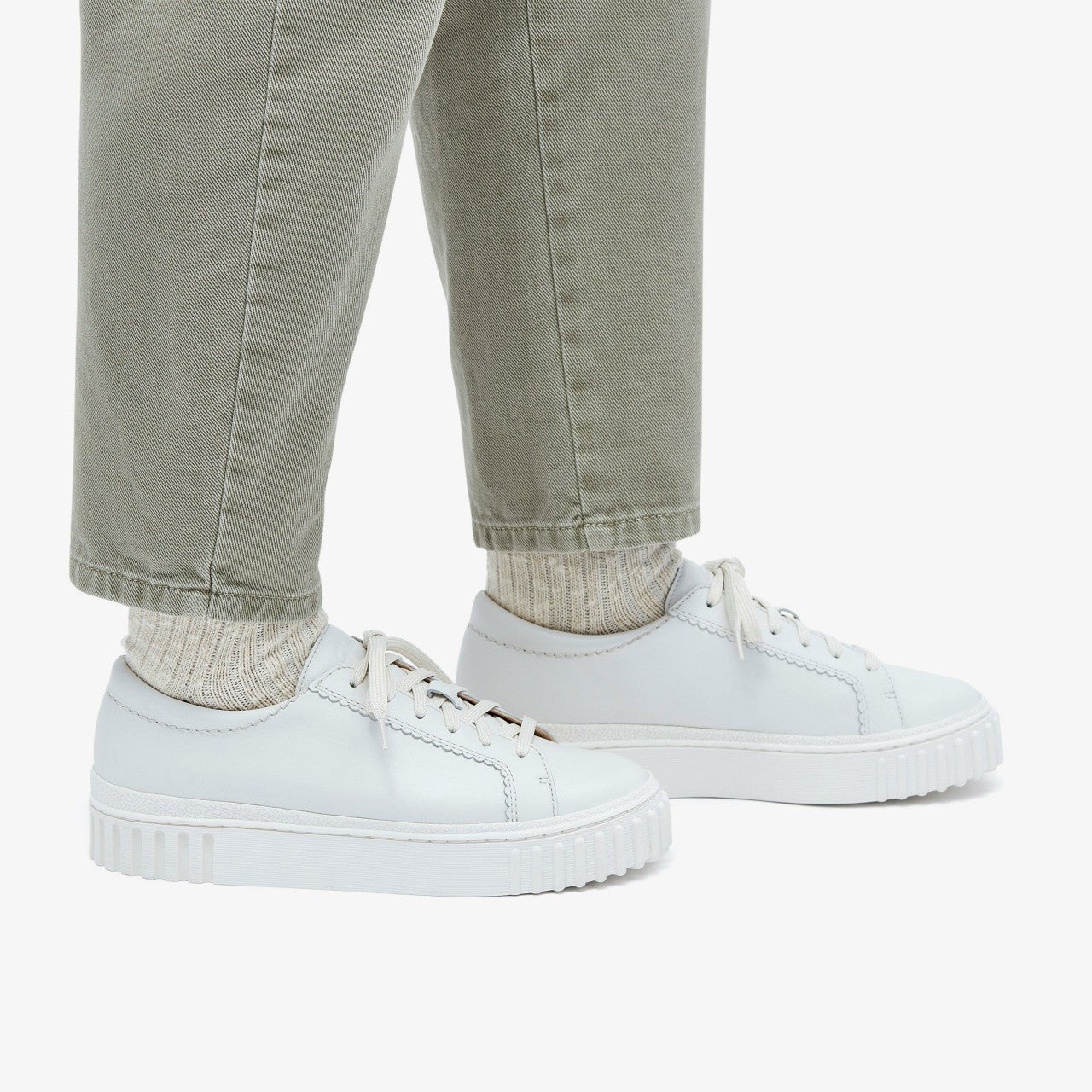 Mayhill Walk Off White Leather | Clarks on Sale - Women