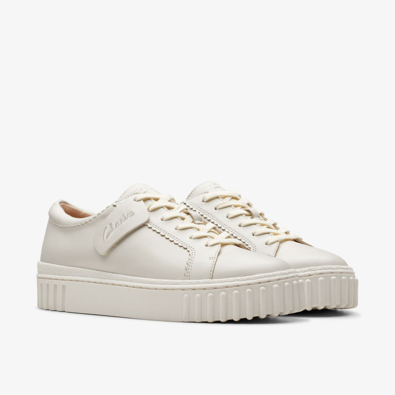 Mayhill Walk Off White Leather | Clarks on Sale - Women
