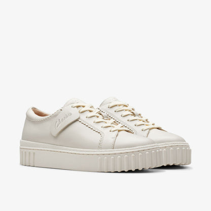 Mayhill Walk Off White Leather | Clarks on Sale - Women