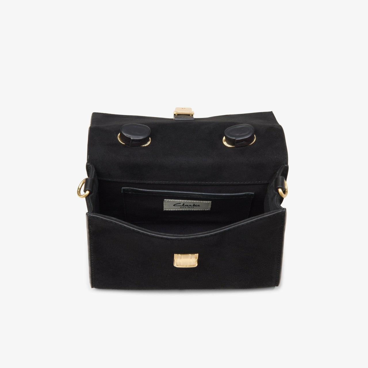 Roslyn Ritzy Black Suede | Clarks discount - Women