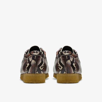 Wallabee Brown Snake Print | Clarks on Sale - Men