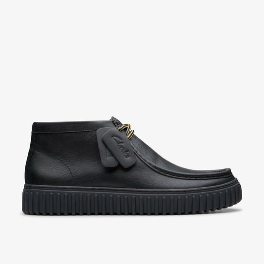 Torhill Hi Black Leather | Clarks outlet - Men