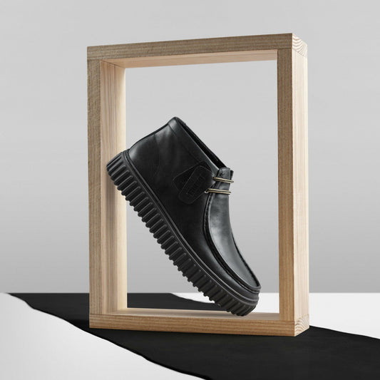 Torhill Hi Black Leather | Clarks outlet - Men