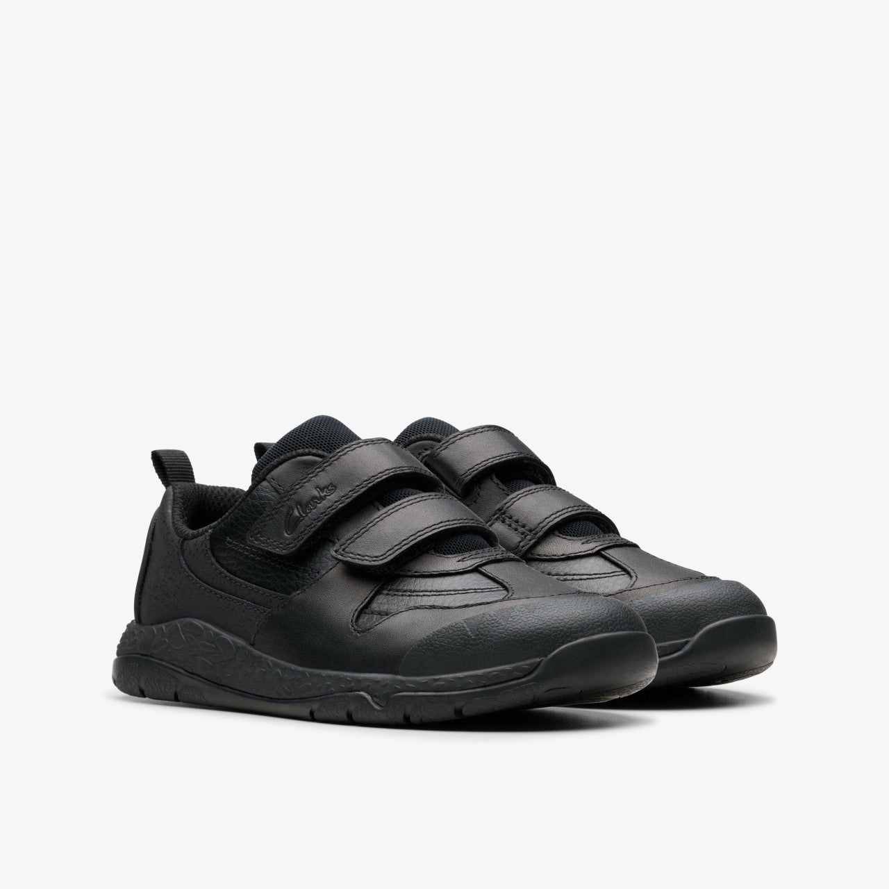 Steggy 2 Pace Kid Black Leather | Clarks outlet - Kids