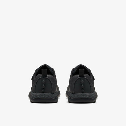 Steggy 2 Pace Kid Black Leather | Clarks outlet - Kids