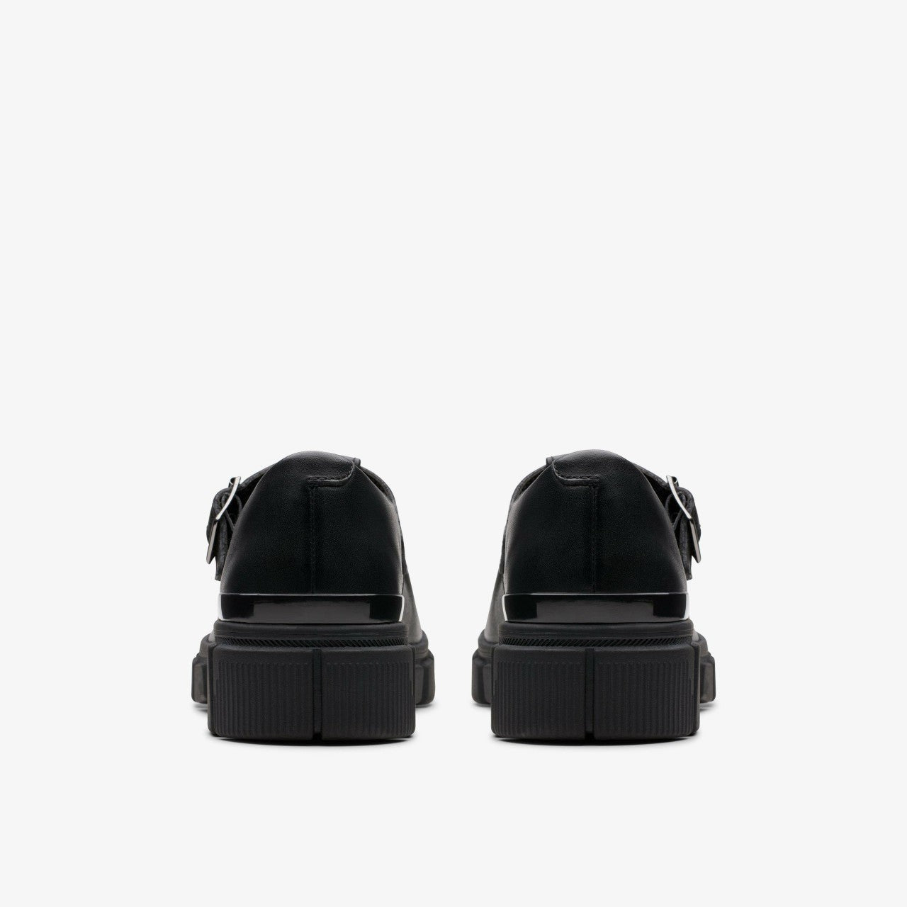 Evyn Bar Youth Black Leather | Clarks Sale - Kids