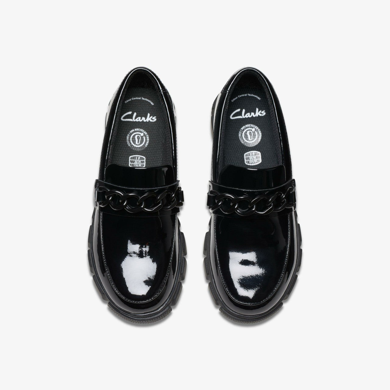 Evyn Walk Kid Black Patent | Clarks discount - Kids
