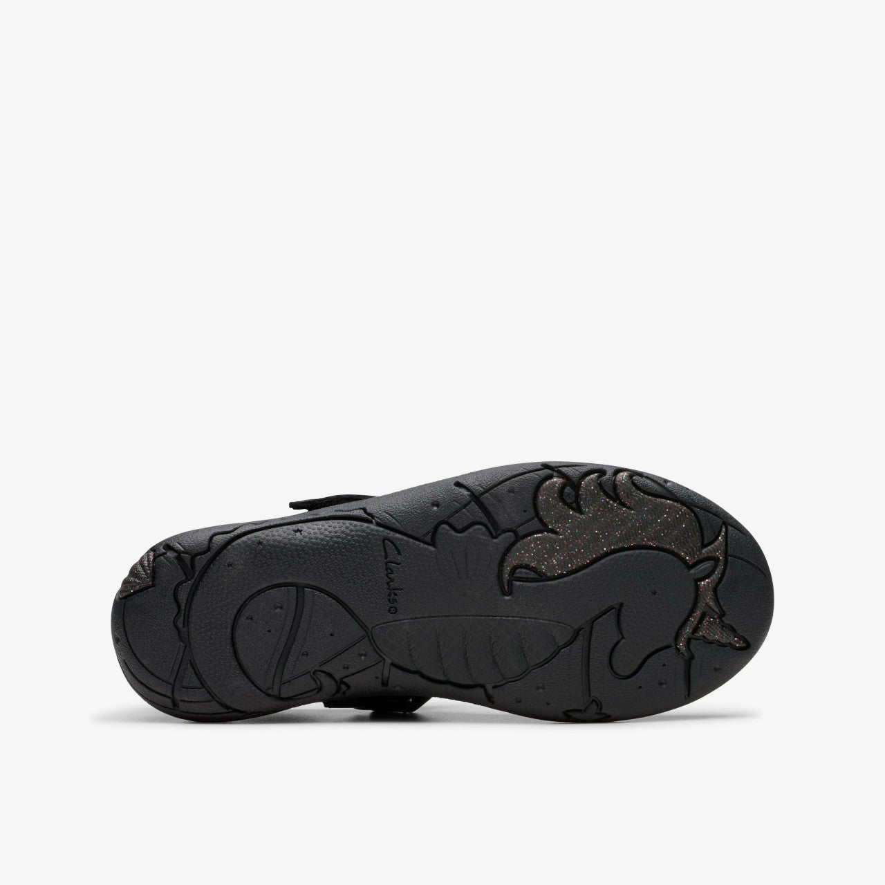 Relda Gem Kid Black Leather | Clarks online - Kids