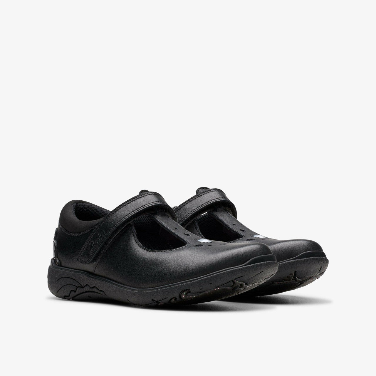 Relda Gem Kid Black Leather | Clarks online - Kids