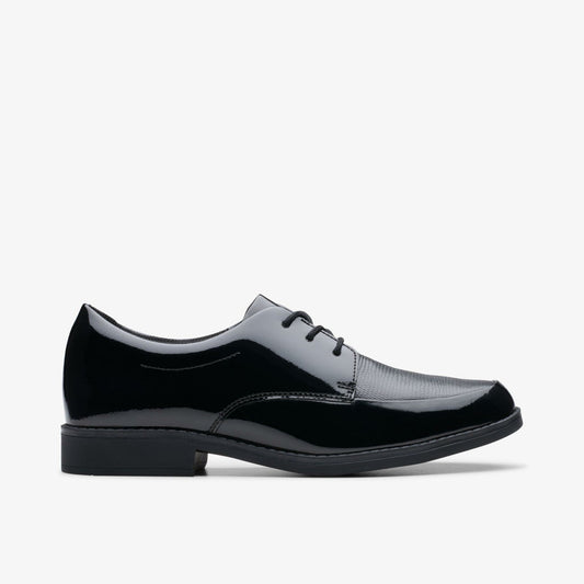 Aubrie Dress Youth Black Patent | Clarks online - Kids