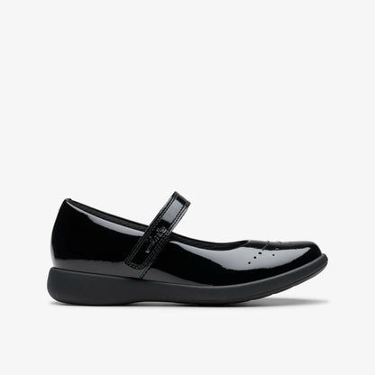 Etch Gem Kid Black Patent | Clarks for sale - Kids