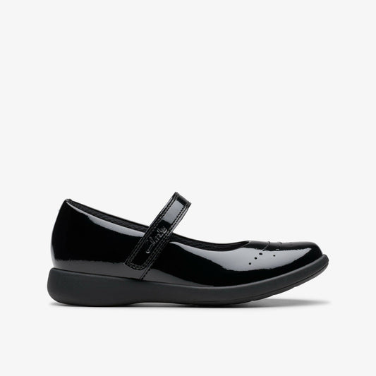 Etch Gem Kid Black Patent | Clarks for sale - Kids