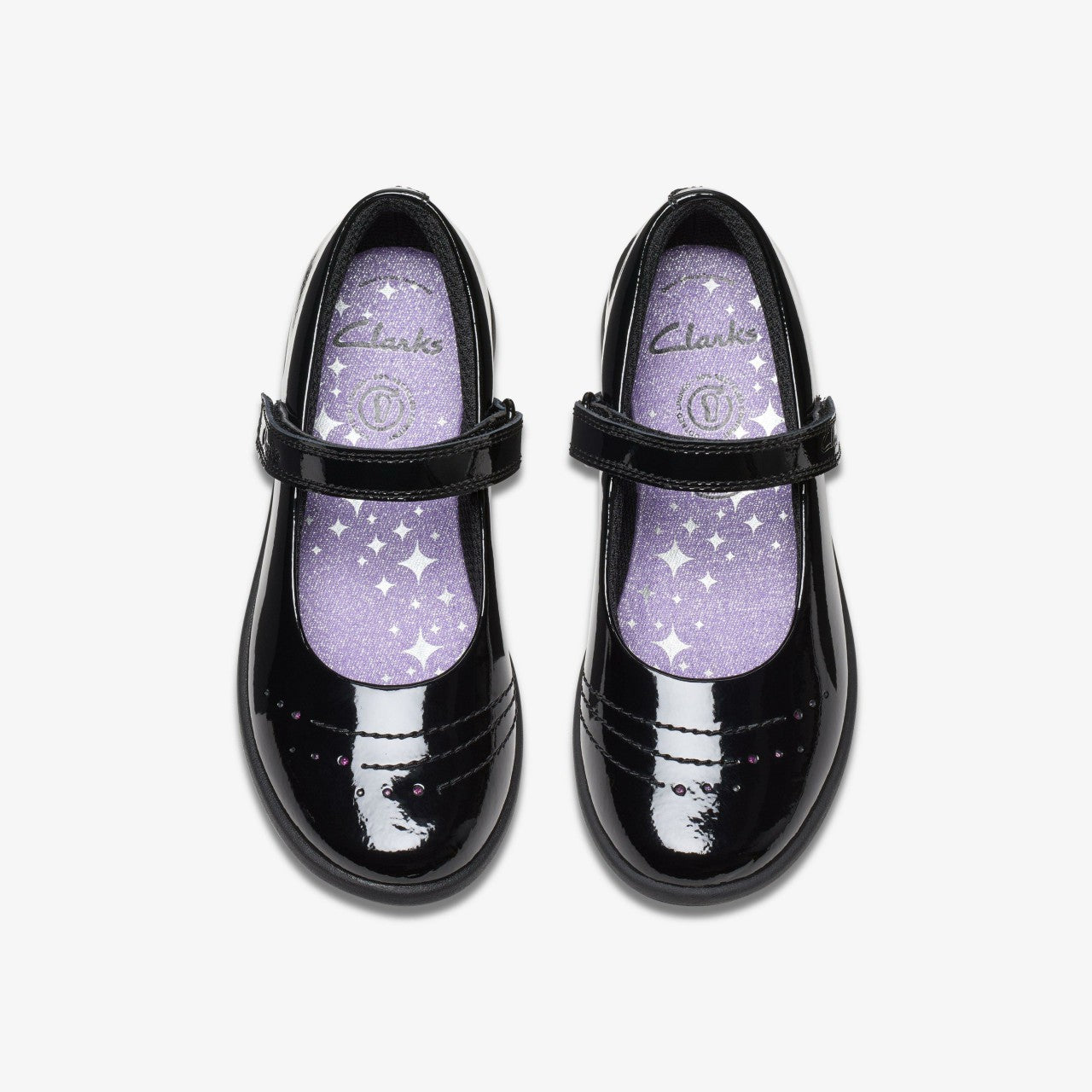 Etch Gem Kid Black Patent | Clarks for sale - Kids