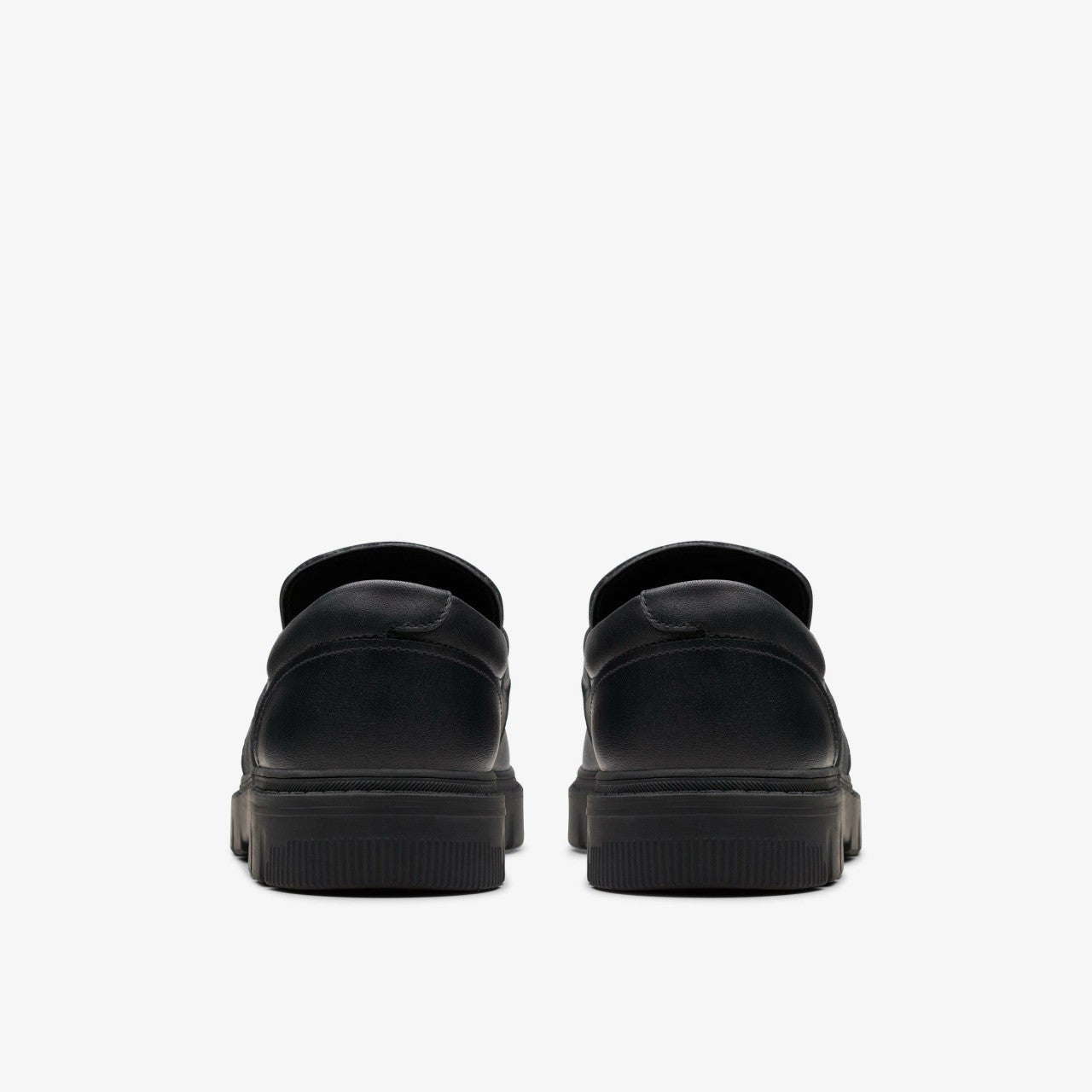 Lorcam Craft Youth Black Leather | Clarks on Sale - Kids